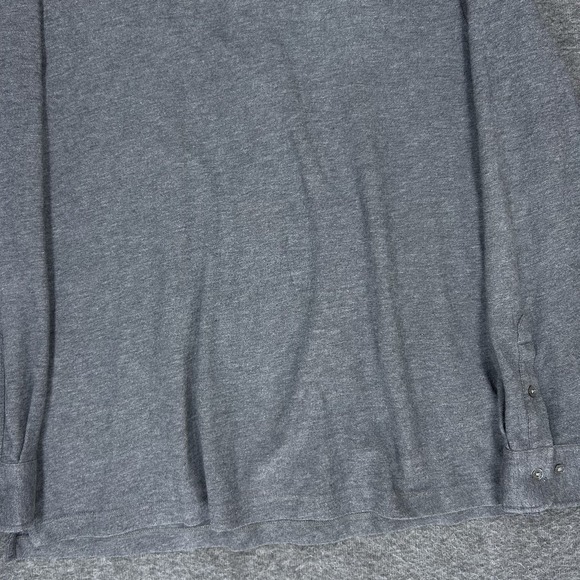 Peter Millar Crown Fleece Polo Mens L gray Dunwoody country club Cashmere blend - Picture 5 of 14